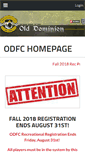 Mobile Screenshot of olddominionfc.org