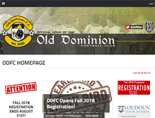 Tablet Screenshot of olddominionfc.org